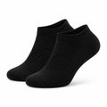 Calzini alla caviglia 35-38 in tessuto nero traspirante - stile sportivo