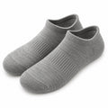 Calze alla caviglia 39-42 in tessuto grigio - stile essenziale