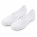 Calzini ballerina 35-38 in tessuto a maglia bianco - bassi traspiranti per scarpe
