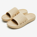 Ciabatte a fascia 38/39 in materiale sintetico espanso beige - suola sagomata antiscivolo per casa e tempo libero