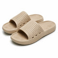 Ciabatte a fascia 38/39 in materiale sintetico espanso beige - suola sagomata antiscivolo per casa e tempo libero