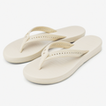 Infradito 38/39 beige con fascia in tessuto e suola sagomata per tempo libero